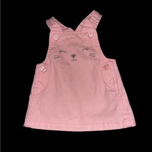3/$15. Carter’s pink cat dress overall